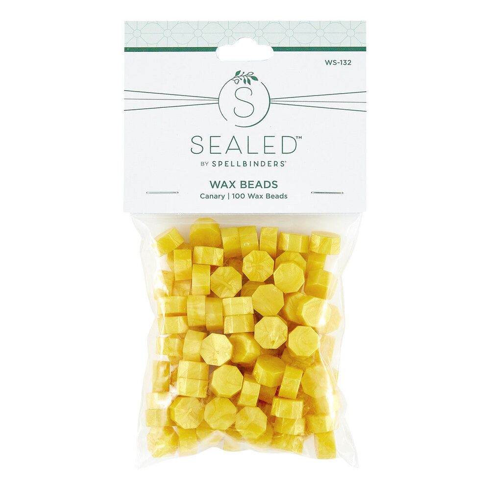 Spellbinders Canary Wax Beads (100pcs) (WS-132)