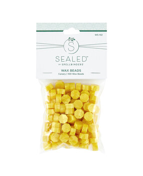 Spellbinders Canary Wax Beads (100pcs) (WS-132)