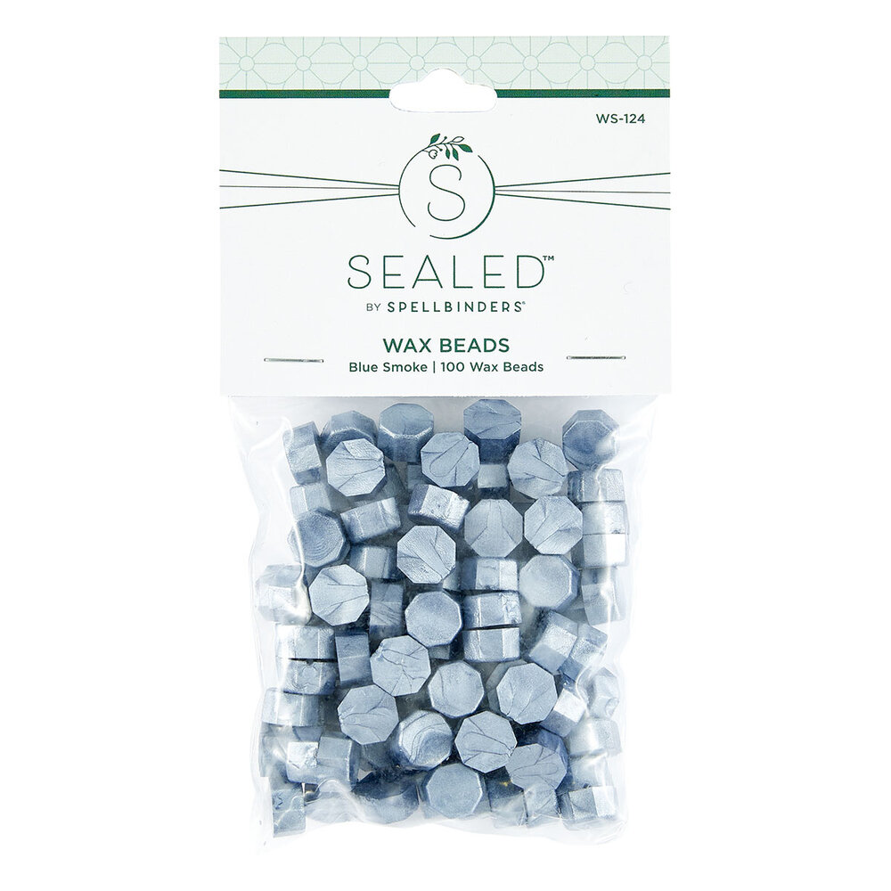 Spellbinders Blue Smoke Wax Beads (100pcs) (WS-124) Spellbinders Blue Smoke Wax Beads (100pcs) (WS-124)