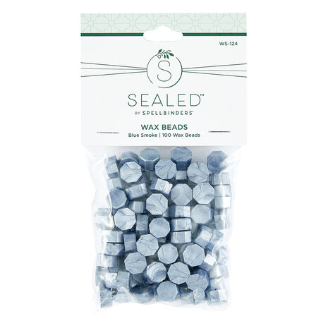 Spellbinders Blue Smoke Wax Beads (100pcs) (WS-124) Spellbinders Blue Smoke Wax Beads (100pcs) (WS-124)