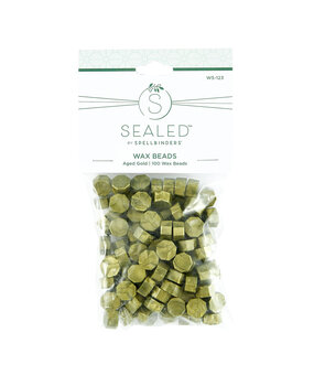 Spellbinders Aged Gold Wax Beads (100pcs) (WS-123)