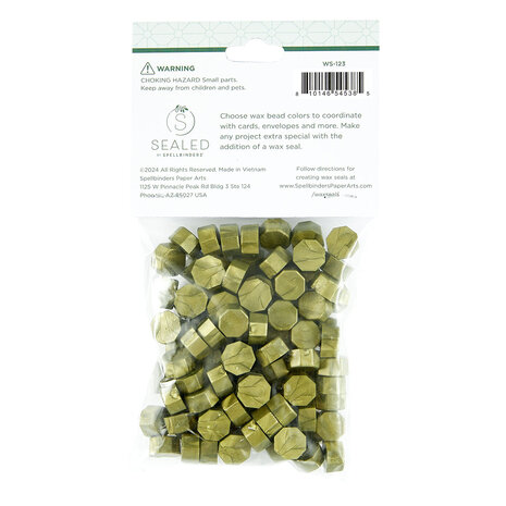 Spellbinders Aged Gold Wax Beads (100pcs) (WS-123) Spellbinders Aged Gold Wax Beads (100pcs) (WS-123)