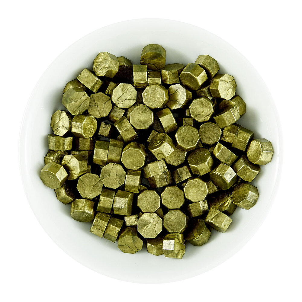 Spellbinders Aged Gold Wax Beads (100pcs) (WS-123) Spellbinders Aged Gold Wax Beads (100pcs) (WS-123)
