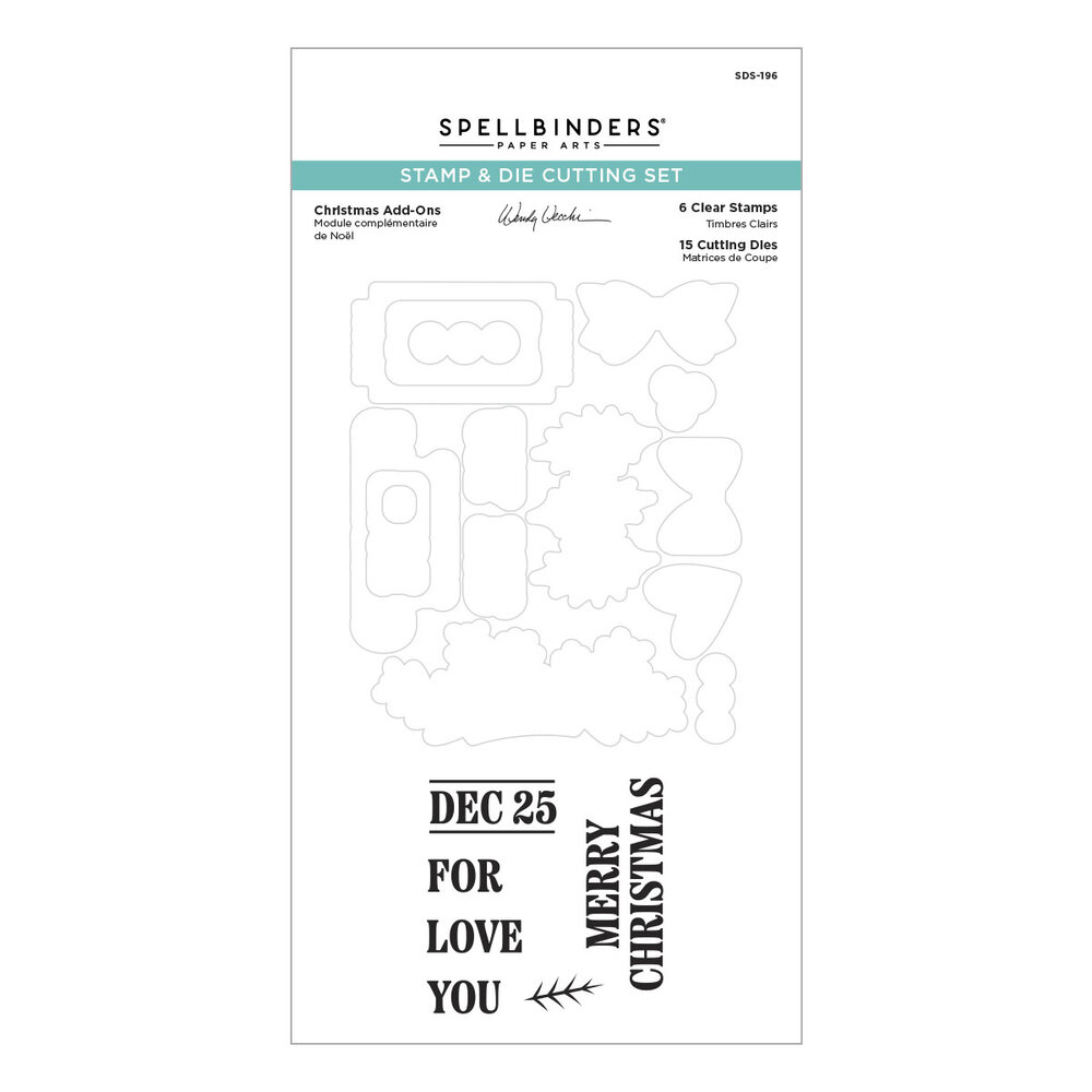 Spellbinders Christmas Gifting Stamp & Die Set (SDS-196) Spellbinders Christmas Gifting Stamp & Die Set (SDS-196)