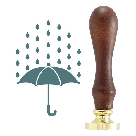 Spellbinders Falling Raindrops Wax Seal Stamp (WS-133) (OUTLET) Spellbinders Falling Raindrops Wax Seal Stamp (WS-133) (OUTLET)