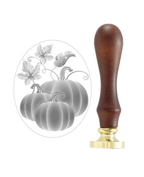 Spellbinders Pumpkin Trio 3D Wax Seal Stamp (WS3D-010)