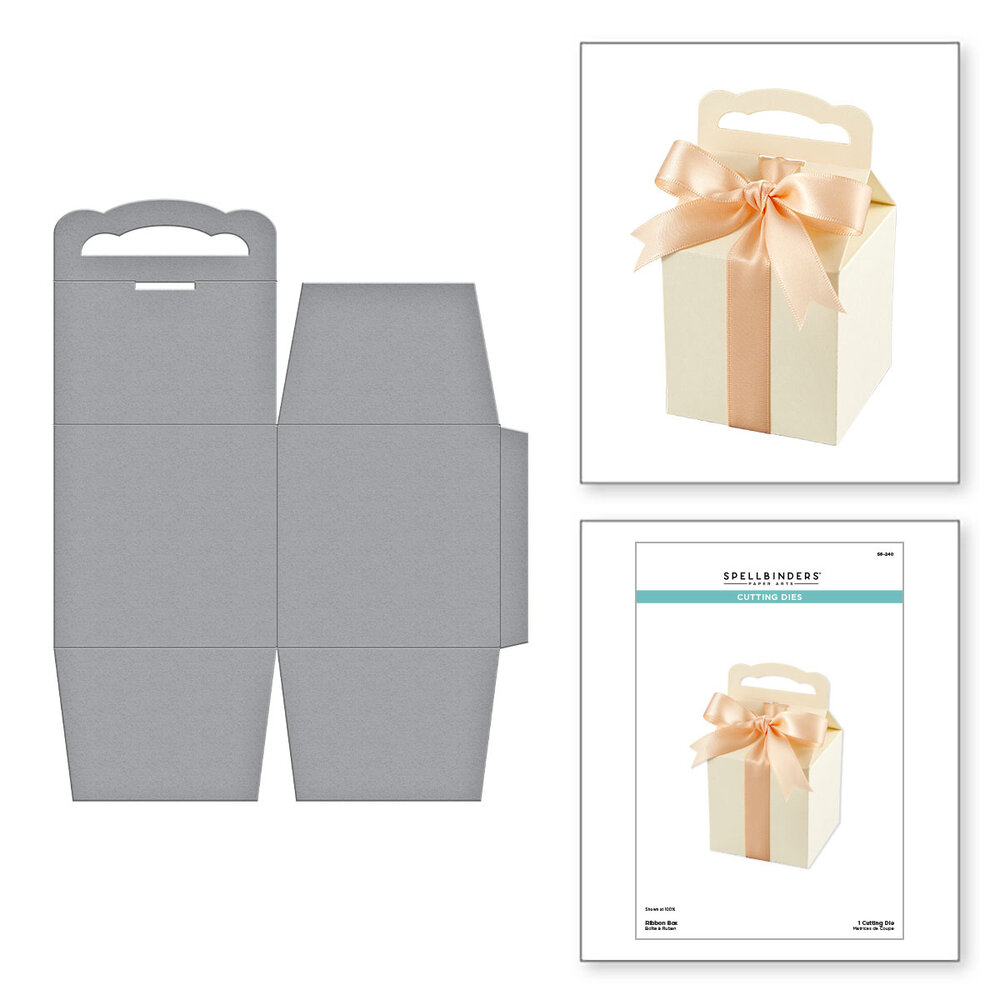 Spellbinders Ribbon Box Etched Dies (S6-240) Spellbinders Ribbon Box Etched Dies (S6-240)