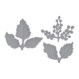 Spellbinders Withered Viburnum Etched Dies (S3-516) (DISCONTINUED)