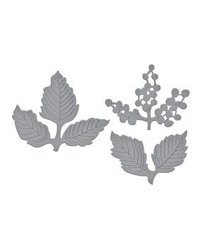 Spellbinders Withered Viburnum Etched Dies (S3-516) (DISCONTINUED)