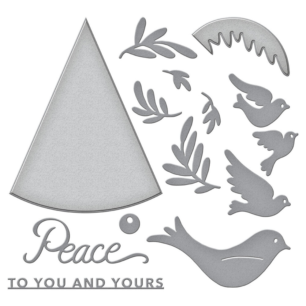 Stampendous Peace Dove Cutting Dies (S5-667) (OUTLET)