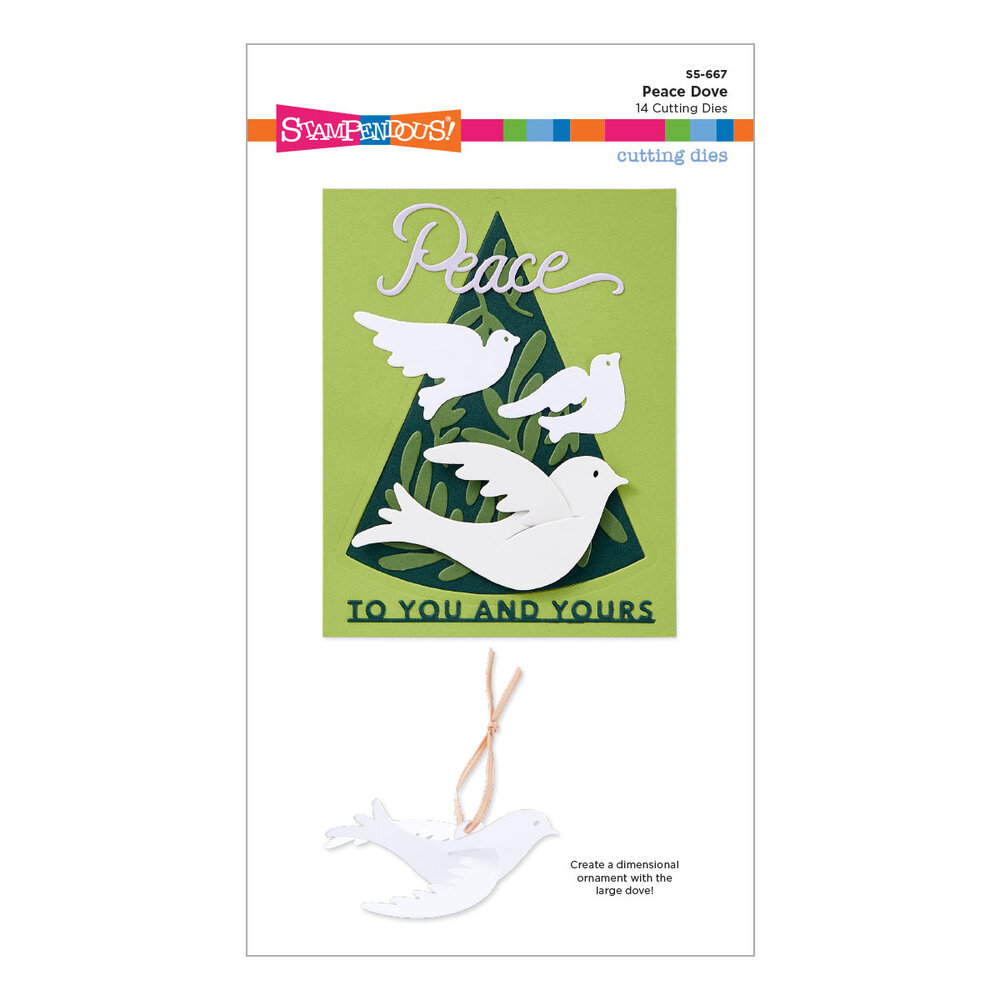 Stampendous Peace Dove Cutting Dies (S5-667) (OUTLET)
