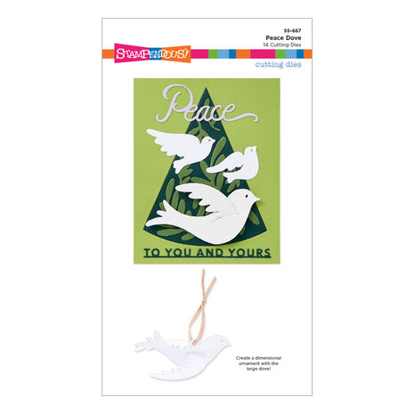 Stampendous Peace Dove Cutting Dies (S5-667) (OUTLET)