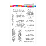 Stampendous Christmas Blessings Sentiments Clear Stamp Set (STP-247) (OUTLET)