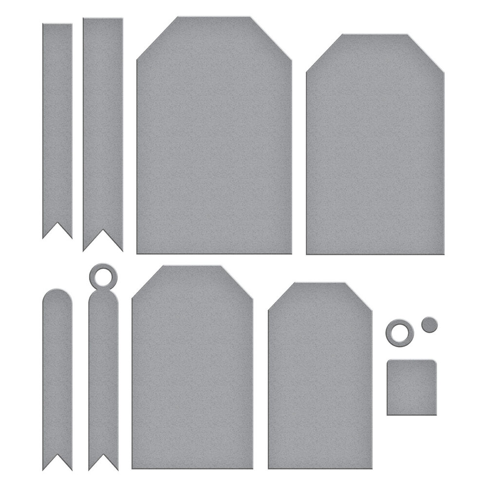 Spellbinders Essential Tags Etched Dies (S4-1375) Spellbinders Essential Tags Etched Dies (S4-1375)