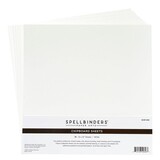 Spellbinders White 12x12 Inch Chipboard Sheets (SCSP-009)