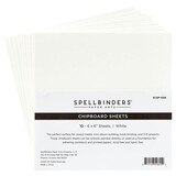 Spellbinders White 6x6 Inch Chipboard Sheets (SCSP-008)