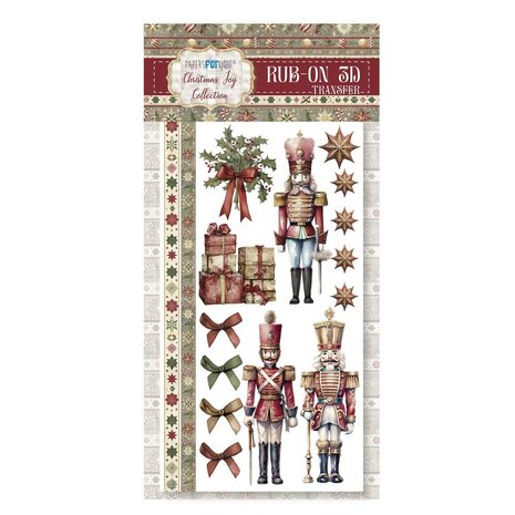 Papers For You Christmas Joy Rub On 3D Transfers (PFY-14194)