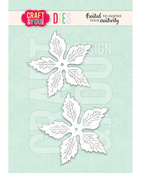 Craft & You Design Magda's Poinsettia Big Flower Dies (CYD-CW308)