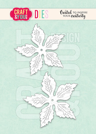 Craft & You Design Magda's Poinsettia Big Flower Dies (CYD-CW308)