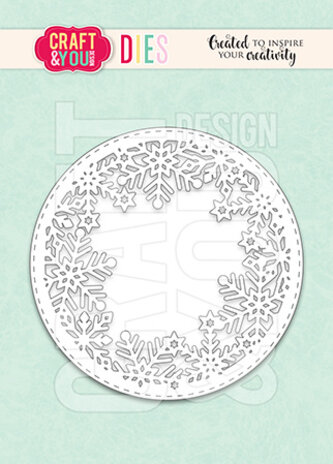 Craft & You Design Round Snowflakes Frame Dies (CYD-CW305)
