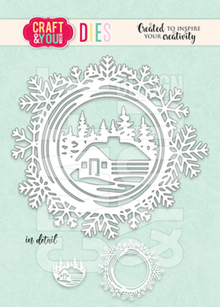 Craft & You Design Snowflakes Frame Dies (CYD-CW304) Craft & You Design Snowflakes Frame Dies (CYD-CW304)