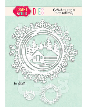 Craft & You Design Snowflakes Frame Dies (CYD-CW304)