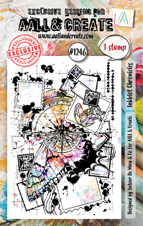 Aall and Create Stamp Set A7 Inkblot Chronicles (AALL-TP-1246) Aall and Create Stamp Set A7 Inkblot Chronicles (AALL-TP-1246)