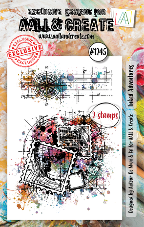 Aall and Create Stamp Set A7 Inked Adventures (AALL-TP-1245) Aall and Create Stamp Set A7 Inked Adventures (AALL-TP-1245)