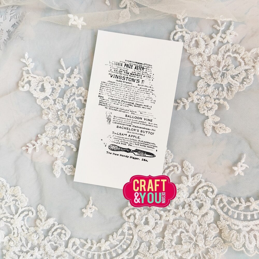 Craft & You Design Newspaper Stamps (CYD-CS044)