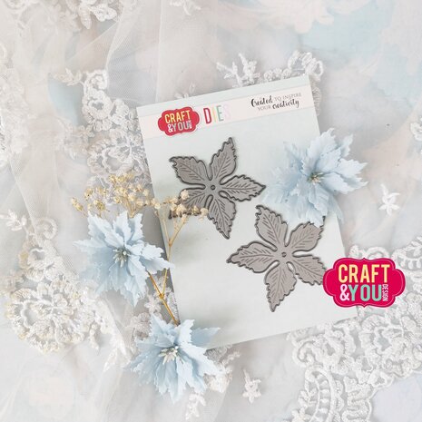 Craft & You Design Magda's Poinsettia Big Flower Dies (CYD-CW308)