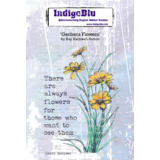 IndigoBlu Gerbera A6 Rubber Stamps (IND1341)
