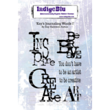 IndigoBlu Kays Journaling Words I A6 Rubber Stamps (IND1344)