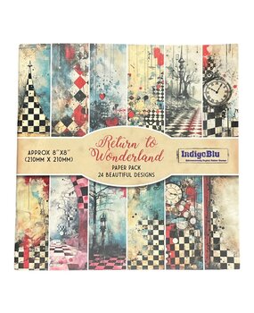 IndigoBlu Return to Wonderland 8x8 Inch Paper Book (IND1325)