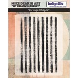 IndigoBlu Solo Grunge Stripes Rubber Stamps (IND1333)