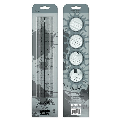 Tonic Tim Holtz Tim Holtz Media Ruler (4634e)