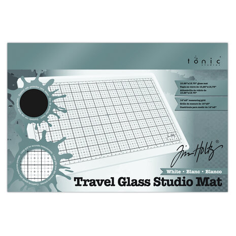 Tonic Tim Holtz Tim Holtz Travel Glass Studio Mat - White (2634e)