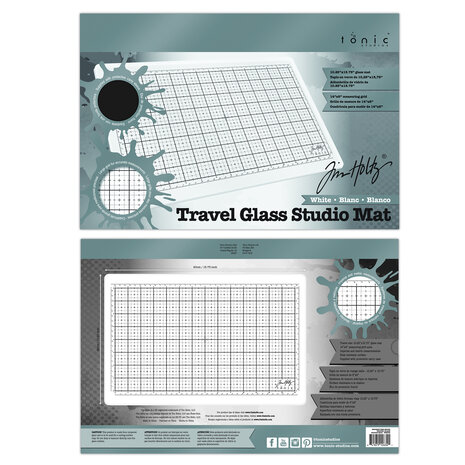 Tonic Tim Holtz Tim Holtz Travel Glass Studio Mat - White (2634e)