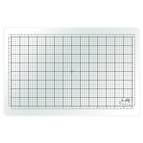 Tonic Tim Holtz Tim Holtz Travel Glass Studio Mat - White (2634e)