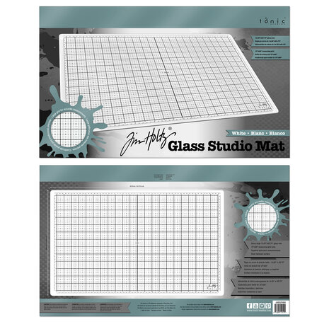 Tonic Tim Holtz Tim Holtz Glass Studio Mat - White (1912e)