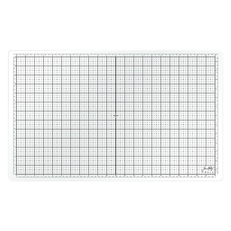 Tonic Tim Holtz Tim Holtz Glass Studio Mat - White (1912e)