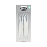 HobbyGros Storage Tweezers Set (4pcs) (HGT023)