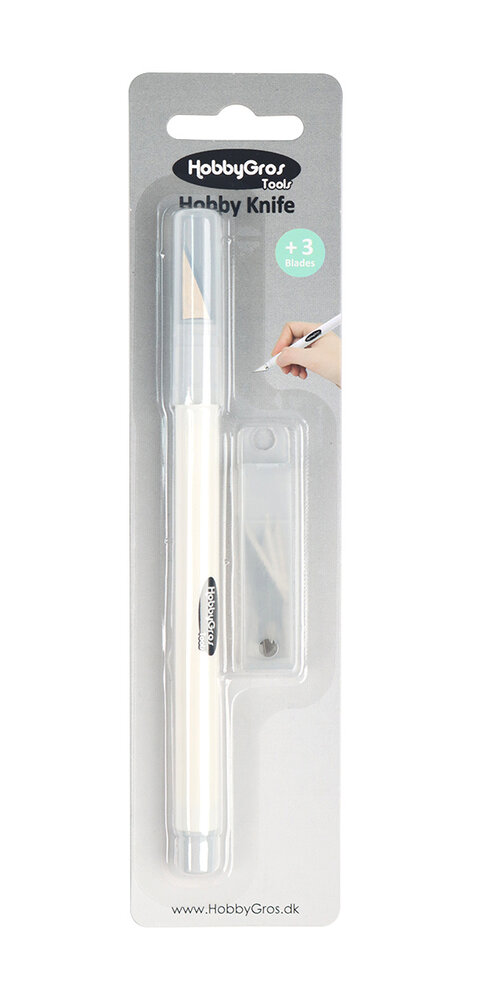 HobbyGros Storage Hobby Knife (+ 3 Blades) (HGT021)