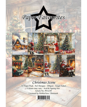 Paper Favourites Christmas Scene A5 Paper Pack (PFA149) Paper Favourites Christmas Scene A5 Paper Pack (PFA149)