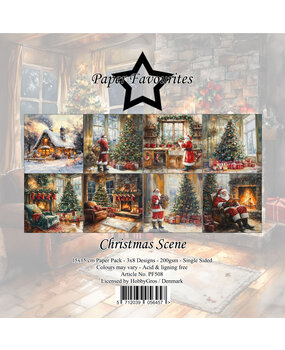 Paper Favourites Christmas Scene 6x6 Inch Paper Pack (PF508)