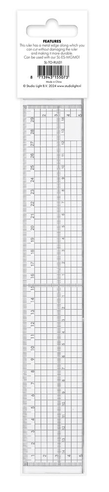 Studio Light Precision Ruler Metal Edge 30cm (SL-TO-RUL01) (BASIC)
