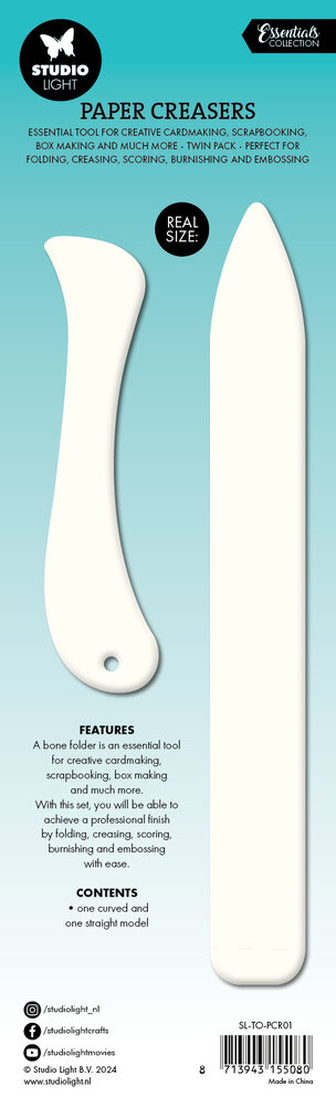 Studio Light Paper Creaser Straight + Curved (SL-TO-PCR01) (BASIC) Studio Light Paper Creaser Straight + Curved (SL-TO-PCR01) (BASIC)