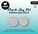 Magnetic Glass Mat - Power Magnets (2pcs) (SL-TO-MAG01) (BASIC)