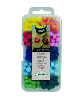 Aladine Wax Flowers Box Bright Colors (10pcs) (72497)