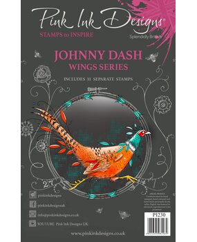 Pink Ink Designs Johnny Dash A5 Clear Stamps (PI230) (OUTLET)
