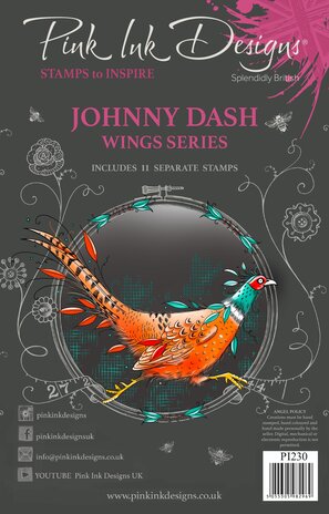 Pink Ink Designs Johnny Dash A5 Clear Stamps (PI230) (OUTLET) Pink Ink Designs Johnny Dash A5 Clear Stamps (PI230) (OUTLET)